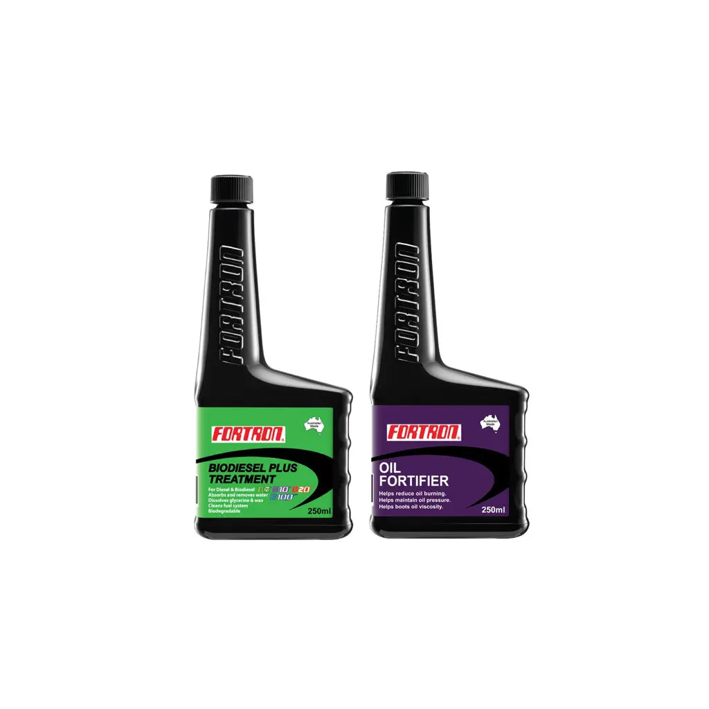 ชุดดูแลรถดีเซล Fortron (Biodiesel Plus + Oil Fortifier)