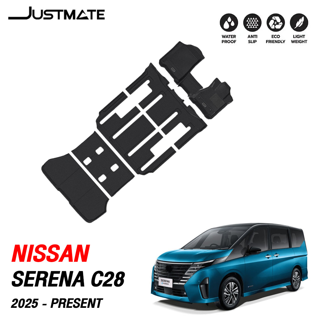 พรมรถยนต์ JUSTMATE NISSAN SERNA E-POWER C28 ปี2025 -ครบชุด