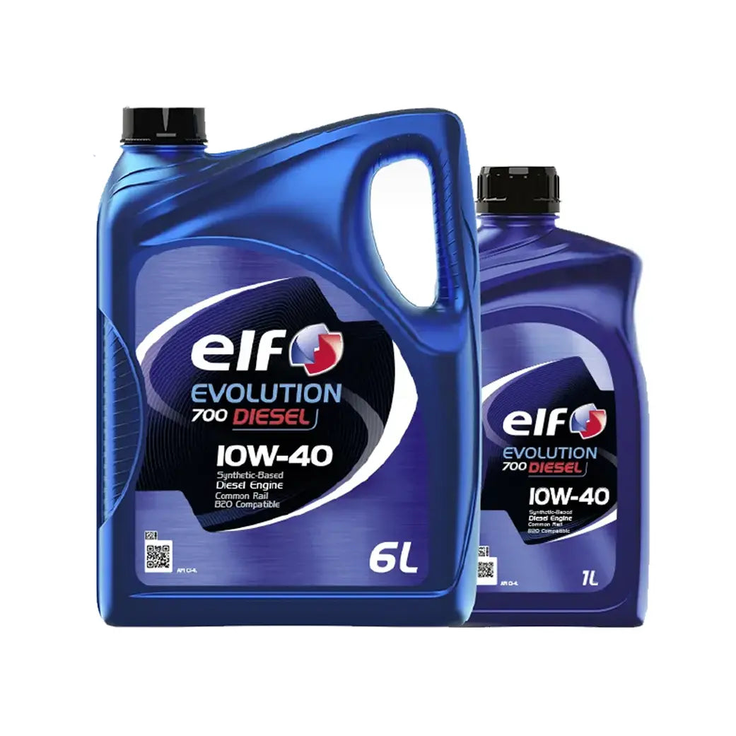 น้ำมันเครื่องยนต์ดีเซล ELF EVOL. DIESEL 700 10W-40 6+1ลิตร