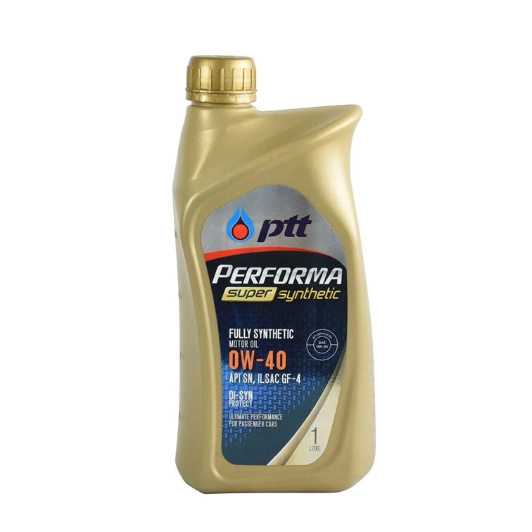 น้ำมันเครื่อง PTT PERFORMA SUPER SYNTHETIC 0W-40 ขนาด 1 ลิตร