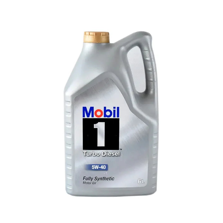 น้ำมันเครื่อง Mobil 1™ Turbo Diesel 5W-40 ขนาด 6 ลิตร