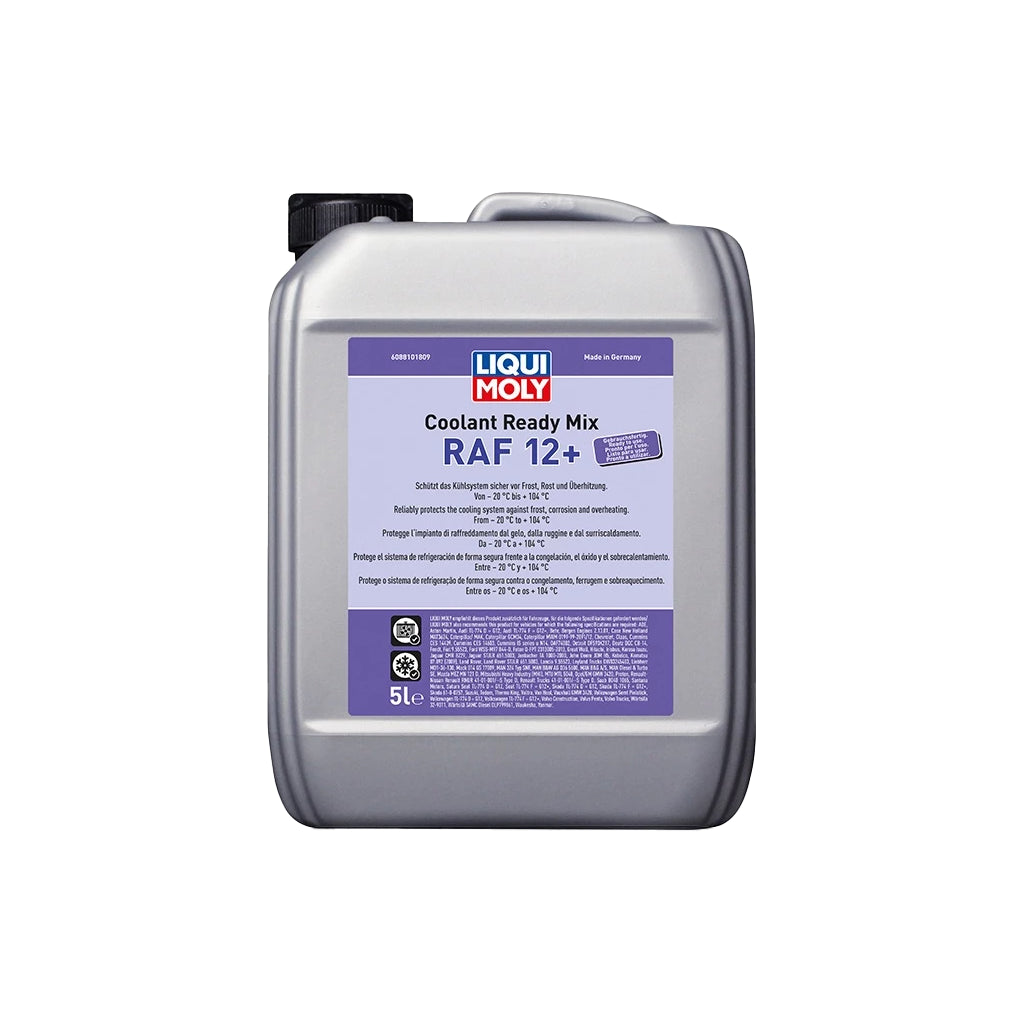 น้ำยาหล่อเย็นหม้อน้ำ LIQUI MOLY Coolant Ready Mix RAF 12 PLUS 5 L