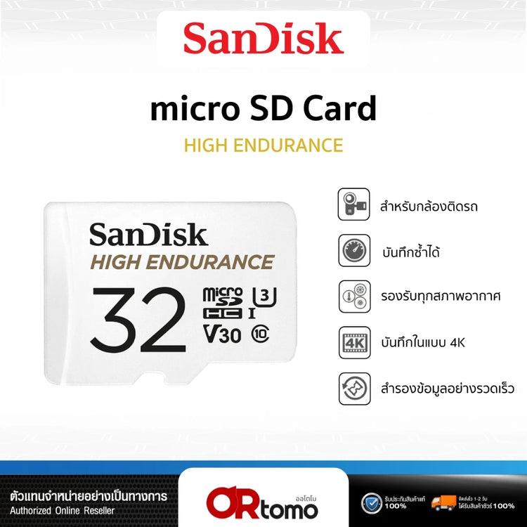 SanDisk High Endurance microSD 32GB