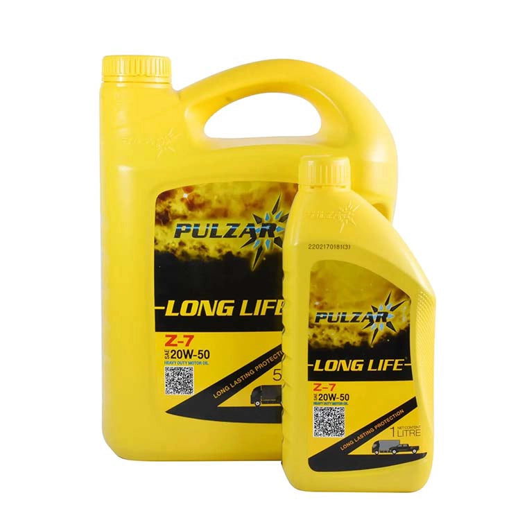 น้ำมันเครื่อง PULZAR LONGLIFE Z-7 20W-50 ขนาด 5 ลิตร (แถม 1 ลิตร)