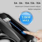 เครื่องชาร์จแบตเตอรี่รถยนต์ไฟฟ้าแบบพกพา Teison Portable Pro 16A 3.8kW , 7.4kW Type 2
