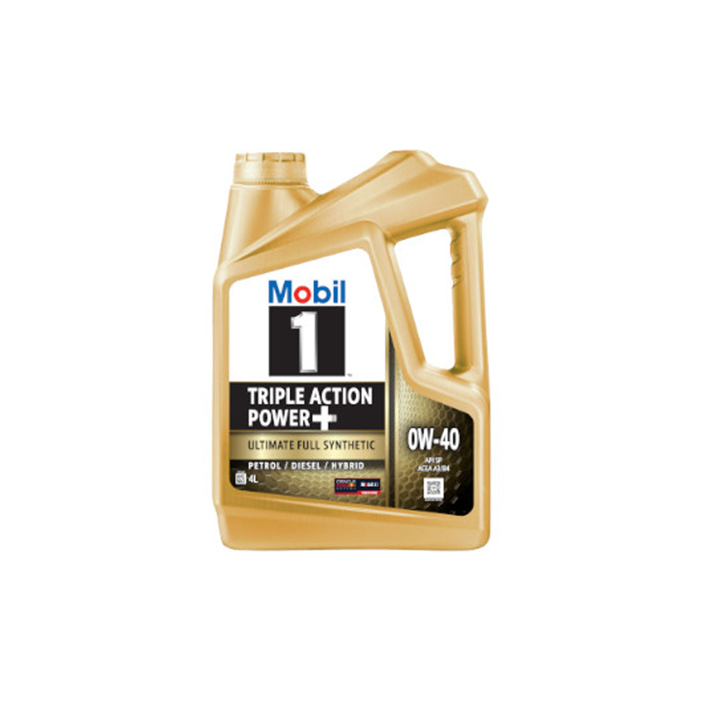 น้ำมันเครื่องเบนซิน สังเคราะห์ Mobil 1 0W-40 4 ลิตร