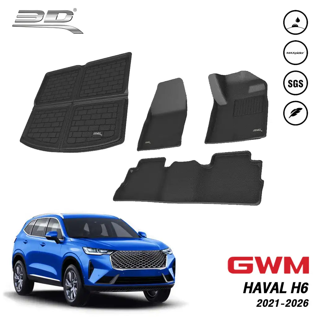 พรมรถยนต์ ครบเซ็ต GMW HAVAL H6 (2021-2026)