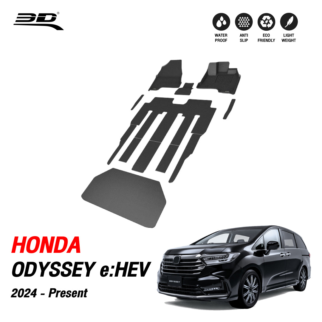 ถาดท้ายรถยนต์ 3D Mats Honda Odyssey e:HEV Pre-Order