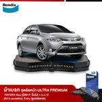 ผ้าเบรค TOYOTA Vios (ปี2017-ขึ้นไป) 1.5 J / E (All is possible), Entry (ซูเปอร์สเปค)