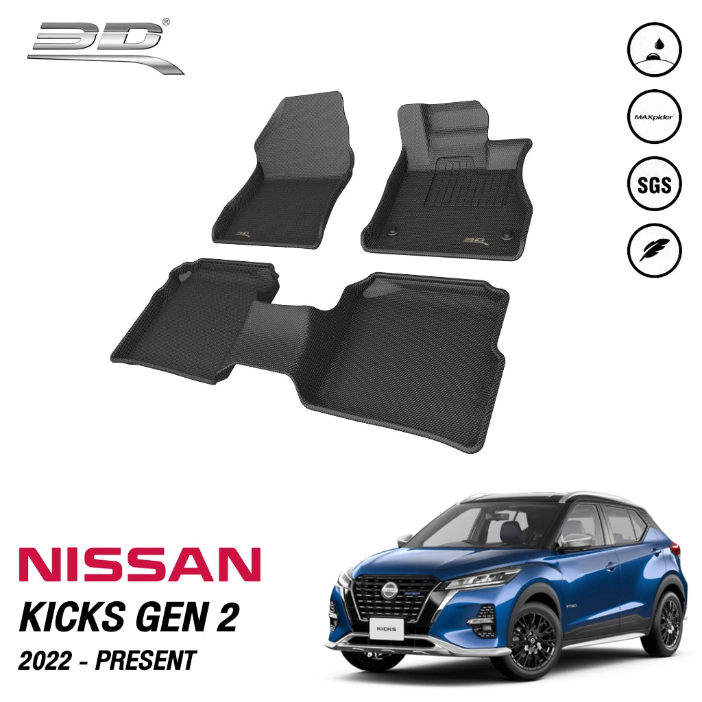 พรมรถยนต์ NISSAN KICKS GEN2 ปี2022-PRESENT