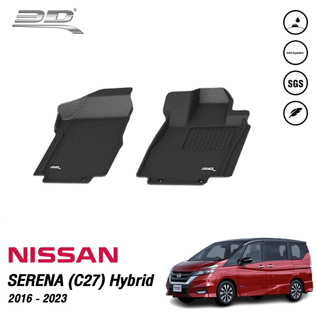 พรมรถยนต์ NISSAN SERENA (C27) Hybrid เฉพาะคู่หน้า ปี2016-2023