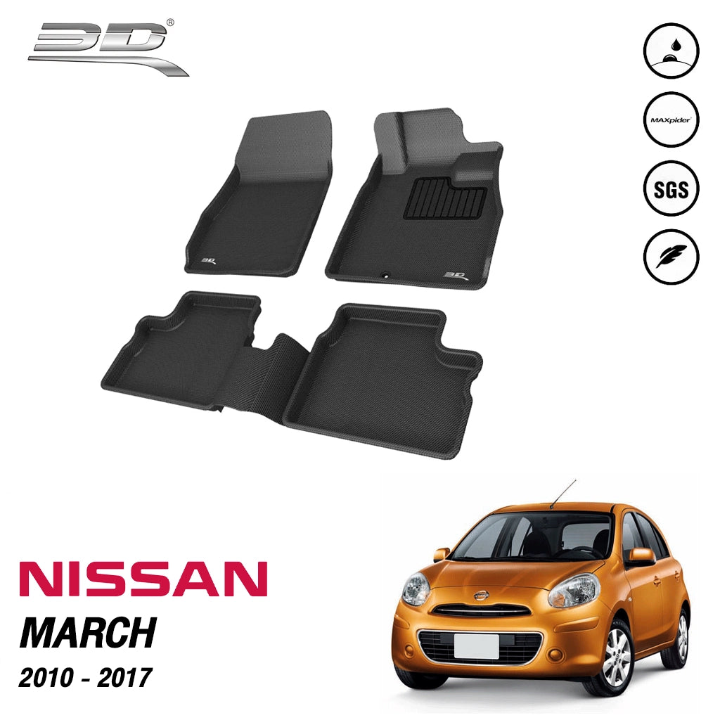 พรมรถยนต์ NISSAN MARCH ปี2010-2017