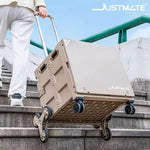 รถเข็นกล่องอเนกประสงค์ 2 in 1 JUSTMATE Camping Travel Box & Table 50 L