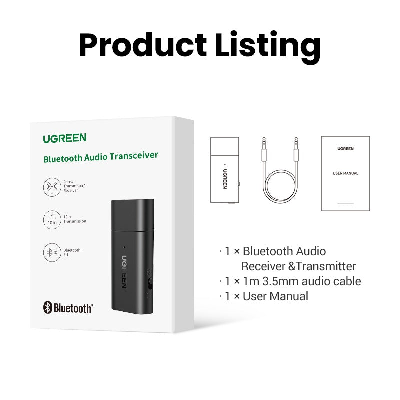 บลูทูธรถยนต์ 2in1 USB-C