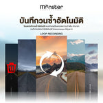 กล้องติดรถยนต์ DENGO Monster กล้องหน้า+หลัง