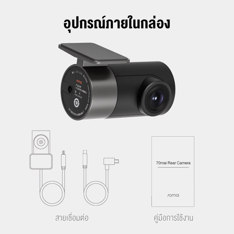 กล้องติดรถยนต์ 70MAI RC06 Rear Cam เฉพาะกล้องหลัง