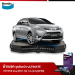 ผ้าเบรค TOYOTA Vios (ปี2007-2012) 1.5 J,E,G [XP90]