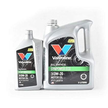 น้ำมันเครื่อง Valvoline SynPower Eco 0W-20 ขนาด 3 ลิตร (แถม 1 ลิตร)