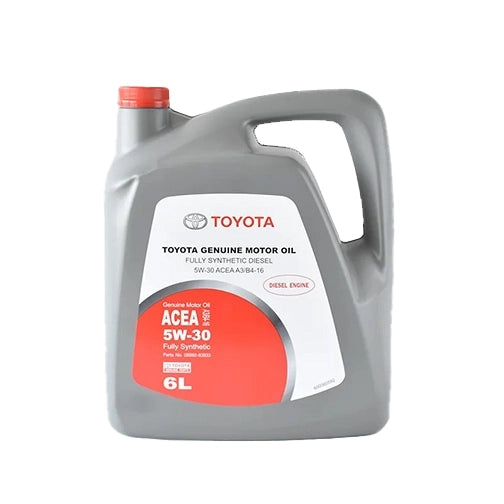น้ำมันเครื่อง TOYOTA 5W-30 แท้ห้าง ขนาด 6 ลิตร