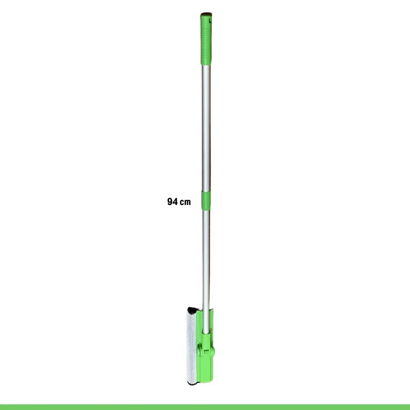 ไม้เช็ดกระจกด้ามยาว 94cm ที่เช็ดกระจก 2 ด้าน 2in1