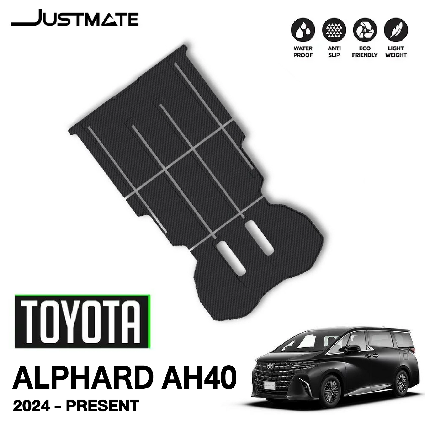 พรมรถยนต์ TOYOTA ALPHARD AH40 (2024 - PRESENT) เฉพาะห้องโดยสาร