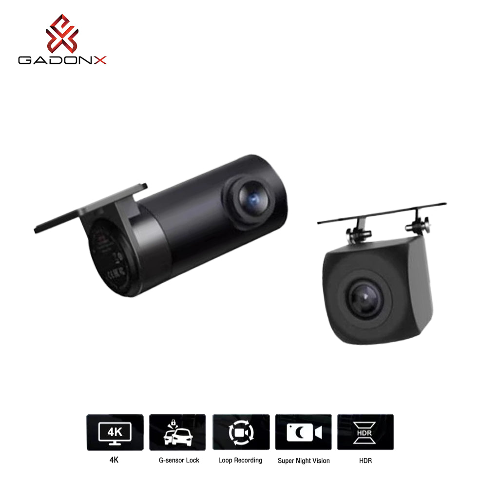 กล้องติดรถยนต์ GADONX Dash Cam GXC-06 IN / OUT กล้องหน้า+หลัง