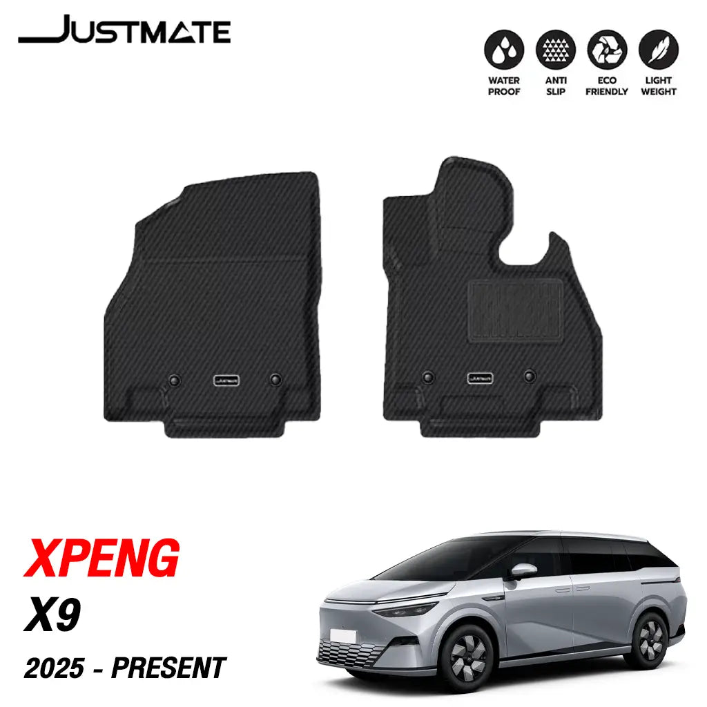พรมรถยนต์ JUSTMATE XPENG X9 - เฉพาะคู่หน้า