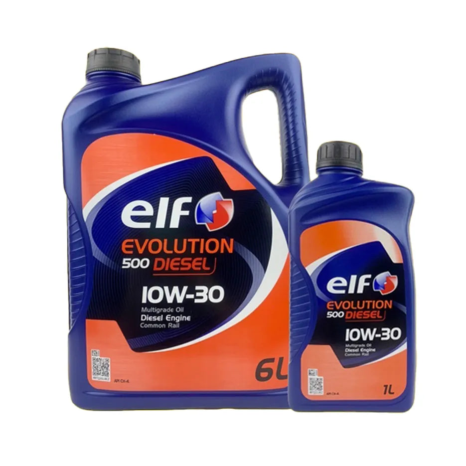 น้ำมันเครื่องยนต์ดีเซล ELF EVOL. DIESEL 500 10W-30 6+1ลิตร
