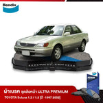 ผ้าเบรค TOYOTA Soluna 1.3 / 1.5 [ปี -1997 2002]