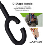 ร่ม 2 ชั้น กันฝนและรังสี UV แบบมือจับตัว C JUSTMATE UMBRELLA