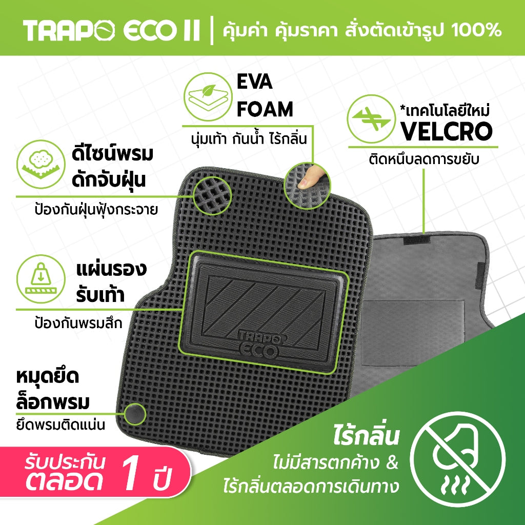 พรมรถยนต์  ECO TOYOTA YARIS CROSS (2023-PRESENT)