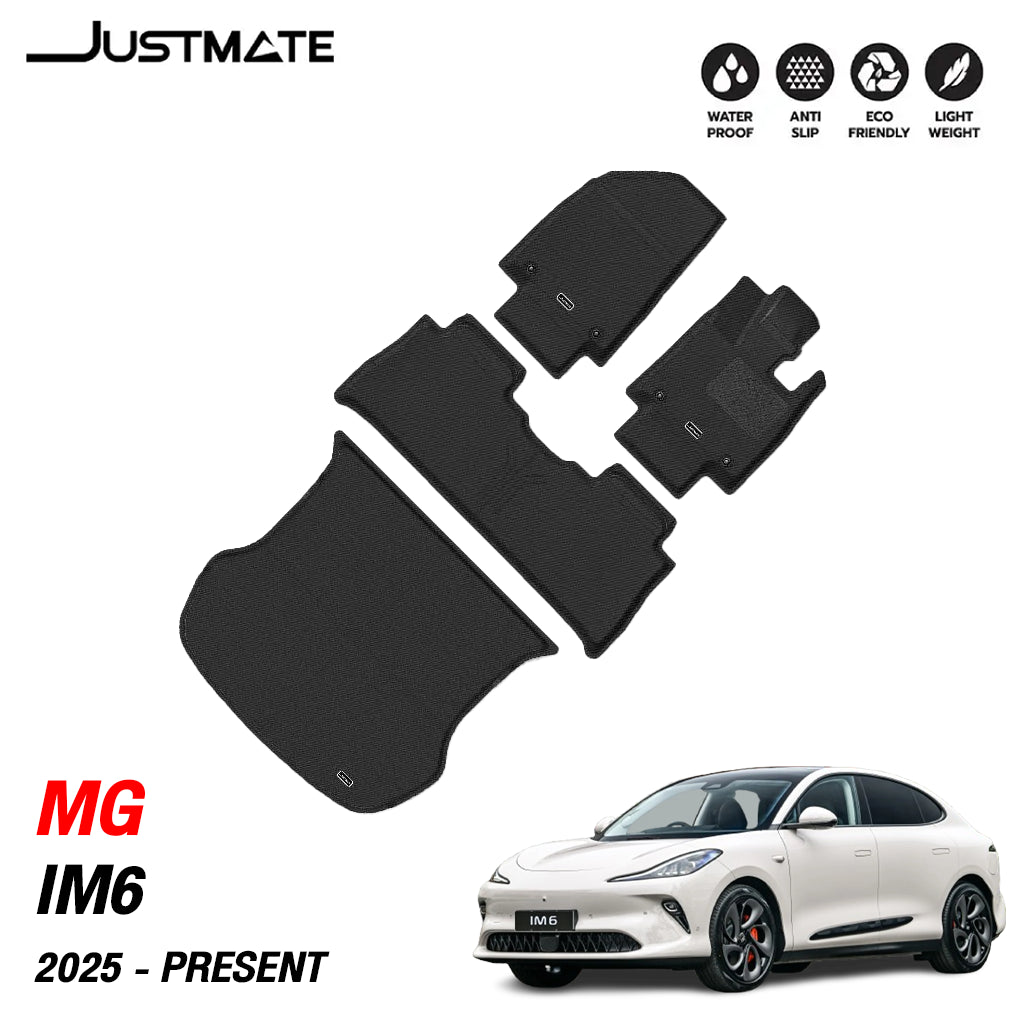 พรมรถยนต์ JUSTMATE MG IM6 2025 - PRESENT -ภายใน+ถาดท้าย