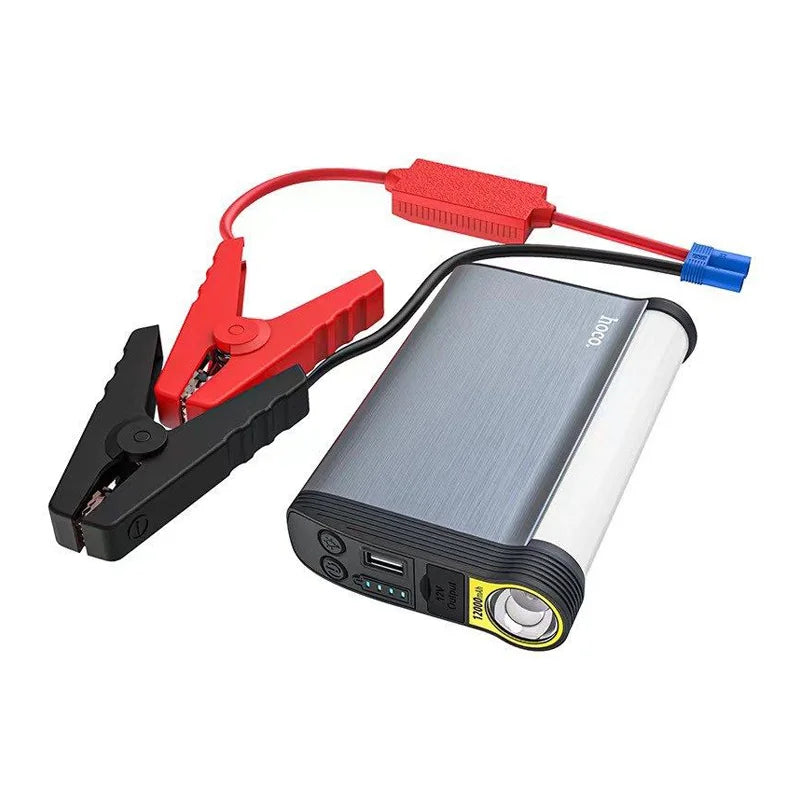 จัมป์สตาร์ทรถยนต์รถมอเตอร์ไซด์Hoco DB14 Jump Start Power Bank 12,000 mAh