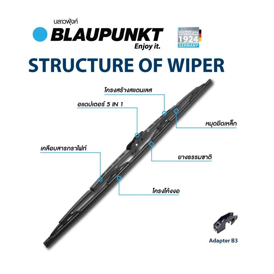 ใบปัดน้ำฝน NISSAN NAVARA ปี2014 รุ่น VELOCITY