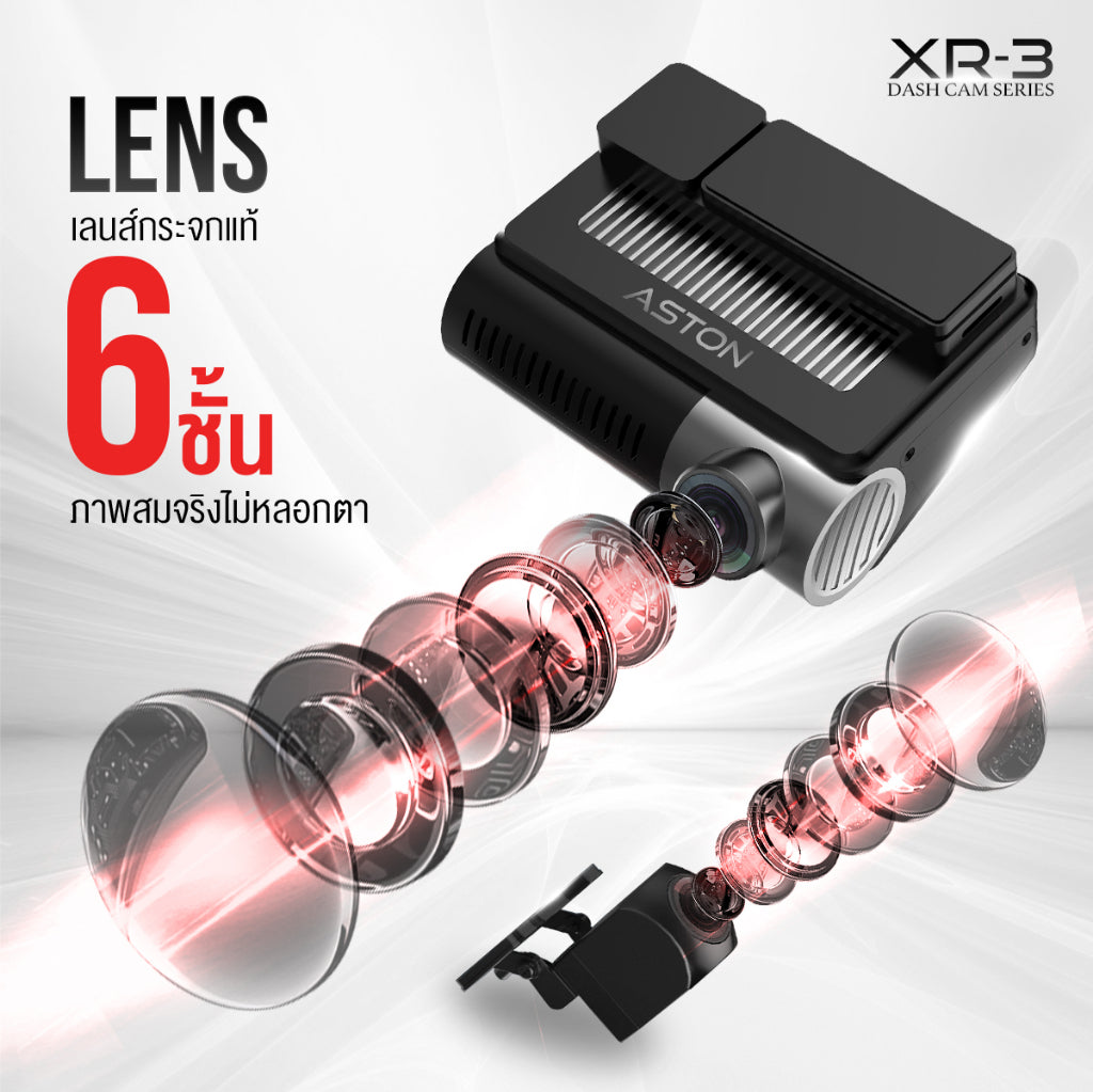กล้องติดรถยนต์ Aston XR-3 -Front
