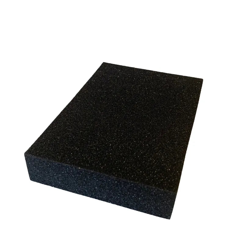 ฟองน้ำทายางดำ ขนาด 3.5x5x1 นิ้ว ทาล้อ เคลือบแว็กซ์ ขัดยาง ล้างรถยนต์