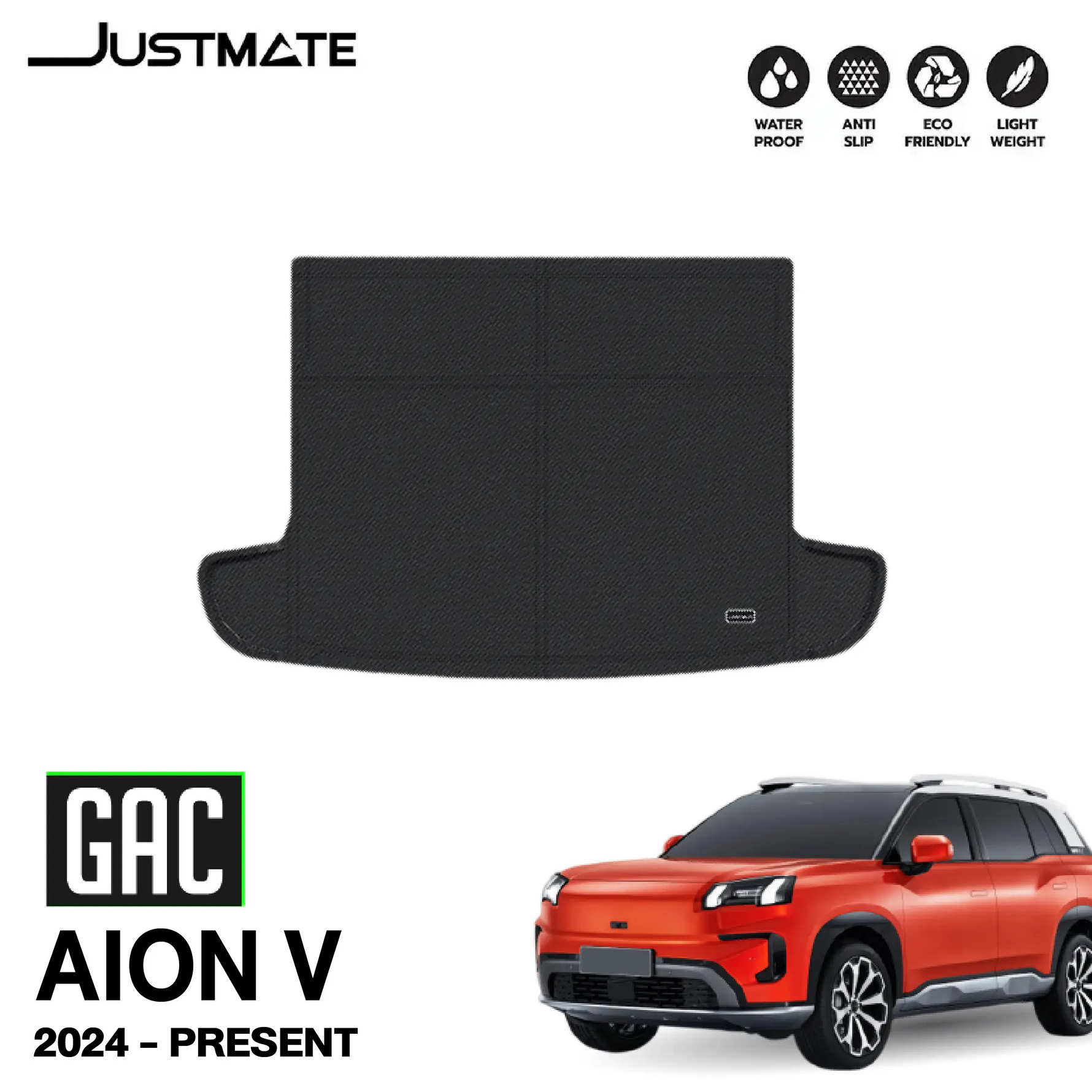 พรมรถยนต์ GAC AION V (2024 - PRESENT) เฉพาะถาดท้าย