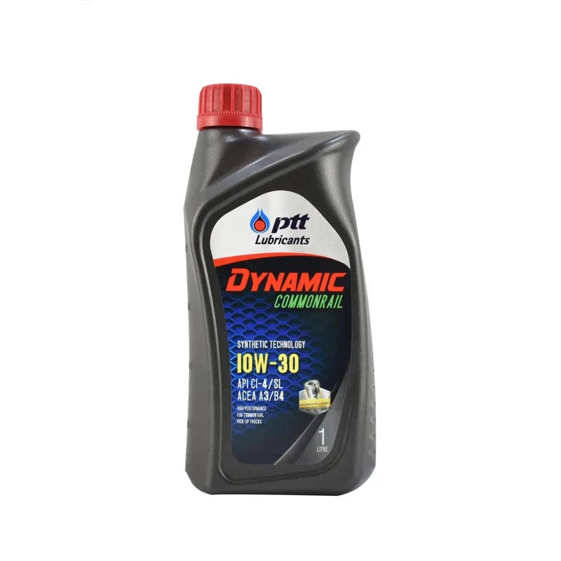 น้ำมันเครื่อง PTT Dynamic Commonral New SAE 10W-30 ขนาด 1 ลิตร