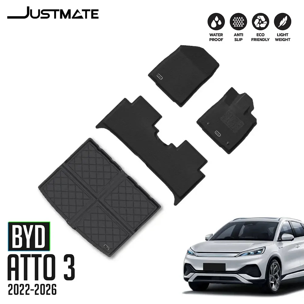 พรมรถยนต์ BYD ATTO 3 [2022-2028] (SET 3 ชิ้น)