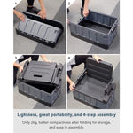 กล่องใส่ของพร้อมกระเป๋ากันน้ำ 3D sitting folding storage box (60L)