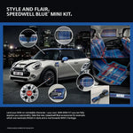 ครอบกระจกมองหลัง Speed Well Blue สำหรับ MINI F-Series