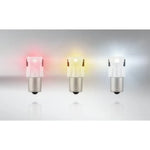หลอดไฟ OSRAM LED ขั้วเขี้ยวตรง P21W แสงสีแดง (ไฟ 1จุด)(7506DRP)