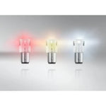หลอดไฟ OSRAM LED ขั้วเขี้ยวตรง P21/5W แสงสีแดง (ไฟ 2จุด) (7528DRP)