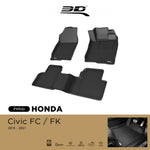 พรมรถยนต์ HONDA CIVIC FC/FK ปี2016-2021