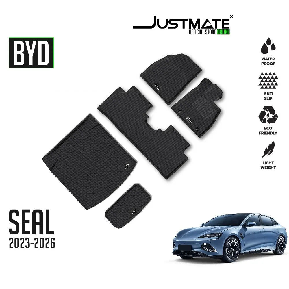 พรมรถยนต์ BYD SEAL (2023 - PRESENT) ภายใน+ถาดท้าย
