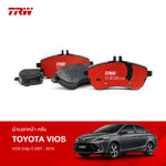 ผ้าเบรกหน้า-หลัง TRW Toyota Vios ทุกรุ่น (2007-2019)