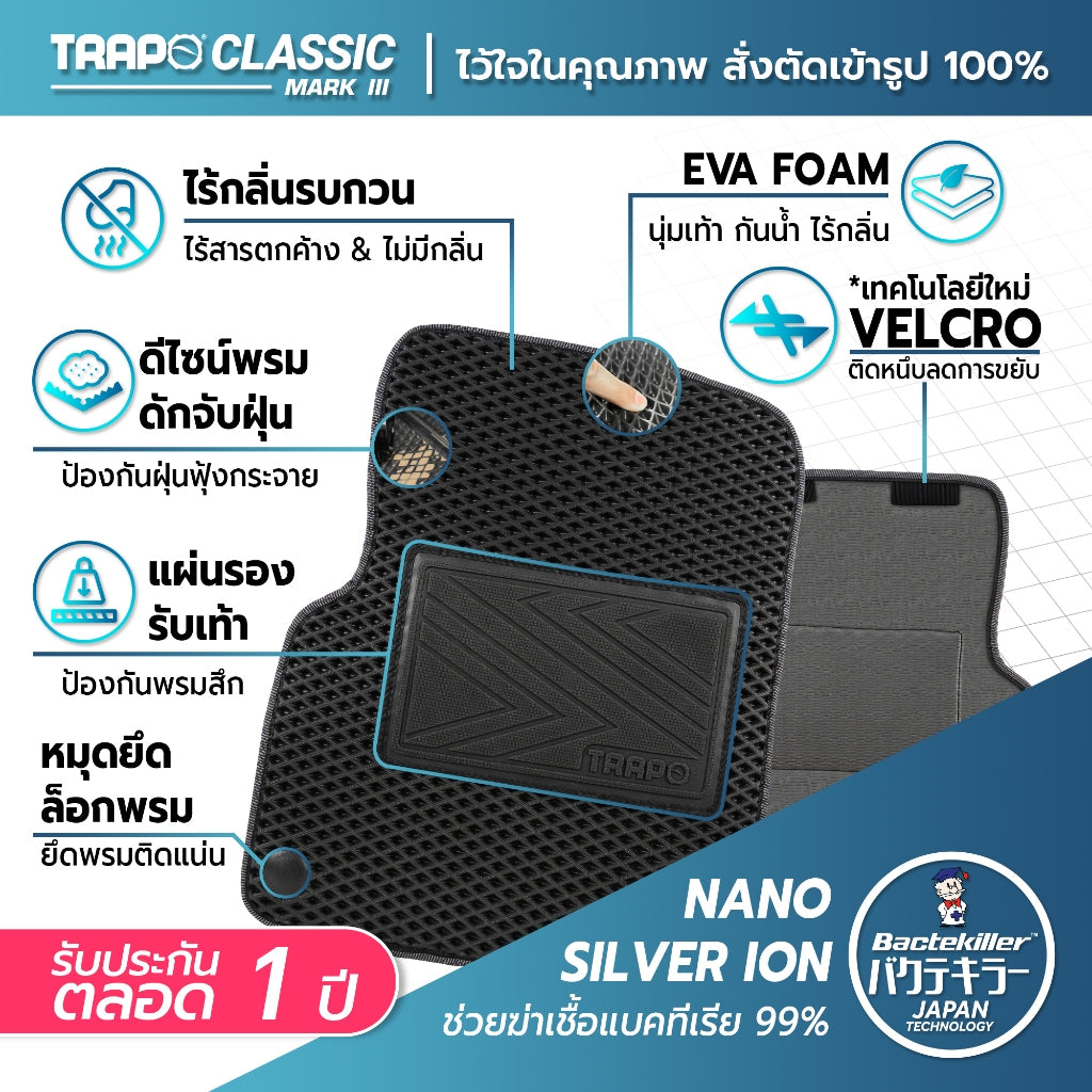 พรมรถยนต์  CLASSIC TOYOTA YARIS ATIV (2022-PRESENT)