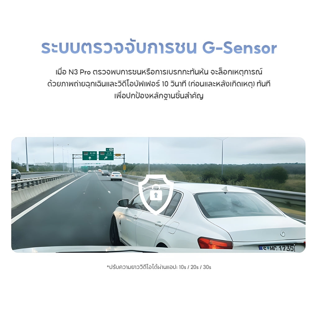 กล้องติดรถยนต์ DDPAI N3 Pro GPS 2026