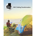 กล่องใส่ของพร้อมกระเป๋ากันน้ำ 3D sitting folding storage box (60L)