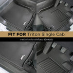 พรมรถยนต์ MITSUBISHI TRITON SINGLE CAB ปี2015-2018 *เฉพาะคู่หน้า*